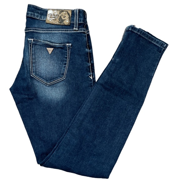 Guess Denim - Guess Women Beverly Slim Leg Zipper Ankle Jeans Sz 27